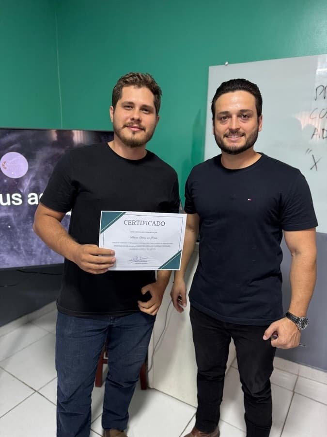 Entrega de certificado do treinamento Do Campus ao Campo